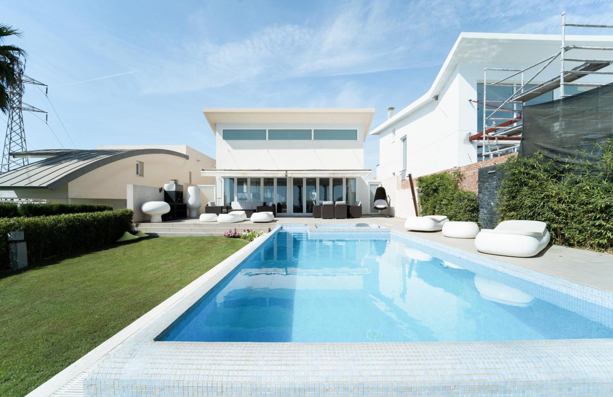 Villa med havudsigt
